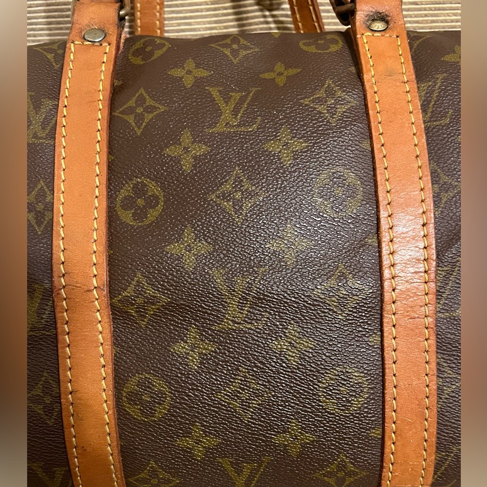💯Authentic Louis Vuitton VINTAGE Monogram Sac Souple 35 Travel Bag - Picture 12 of 17